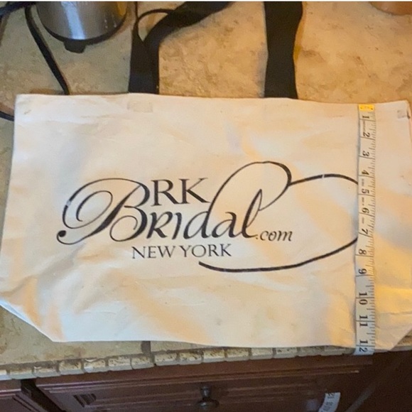 RK Bridal New York reusable canvas tote - Picture 3 of 3